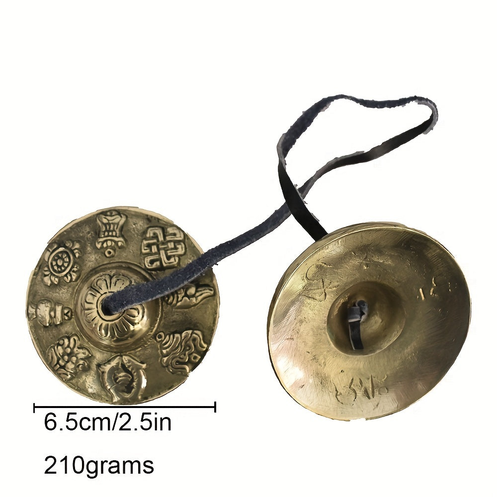 Fait à la main Népal Tingsha Bell pour la méditation et la guérison sonore-Instrument de percussion authentique pour la relaxation et la pleine conscience