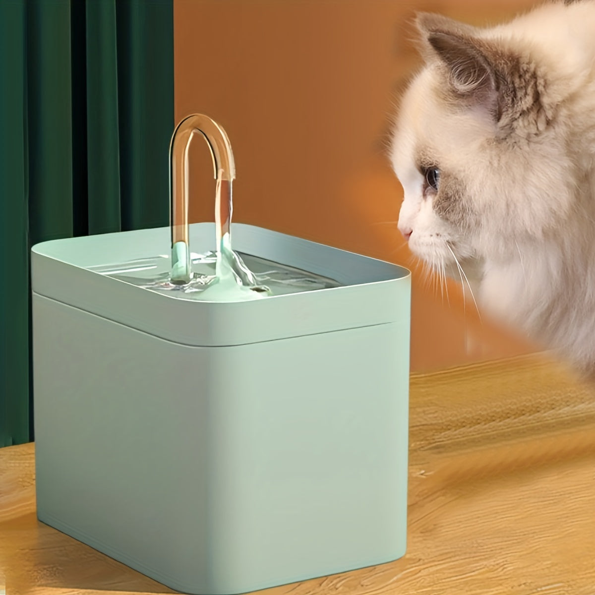 Mantenha seu gato hidratado com uma fonte de água de 1,5L – perfeita para cães e gatos!