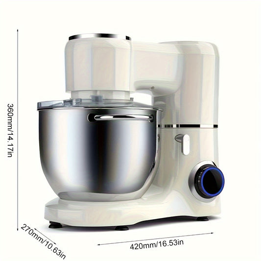 Küchenmixer nach amerikanischem Standard: Backen Sie köstliche Kuchen und Kekse mit 1 Vertikalmixer, Knethaken, Spritzschutz und Rührschüssel!