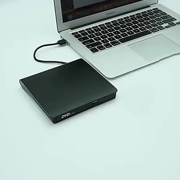 External DVD Optical Drive USB2.0 CD\u002FDVD-ROM CD Player Reader Recorder For Laptop Burning