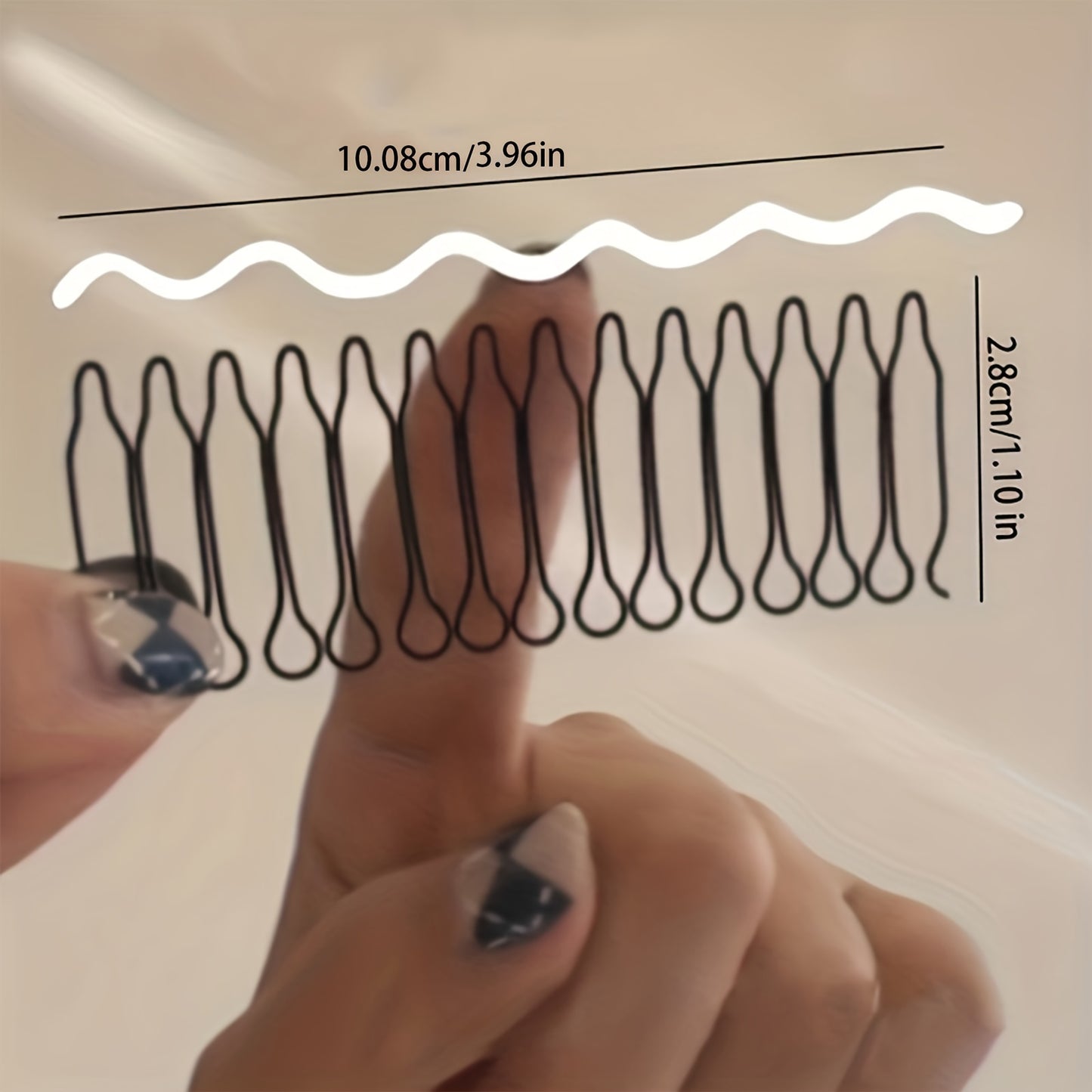 5pcs \ u002Fset pelo ondulado corte tenedor herramientas de peinado fijador peine pelo pin ondulado peine clips bobby pins mini flequillo titular (para las cuatro estaciones, mujeres, peluquería)