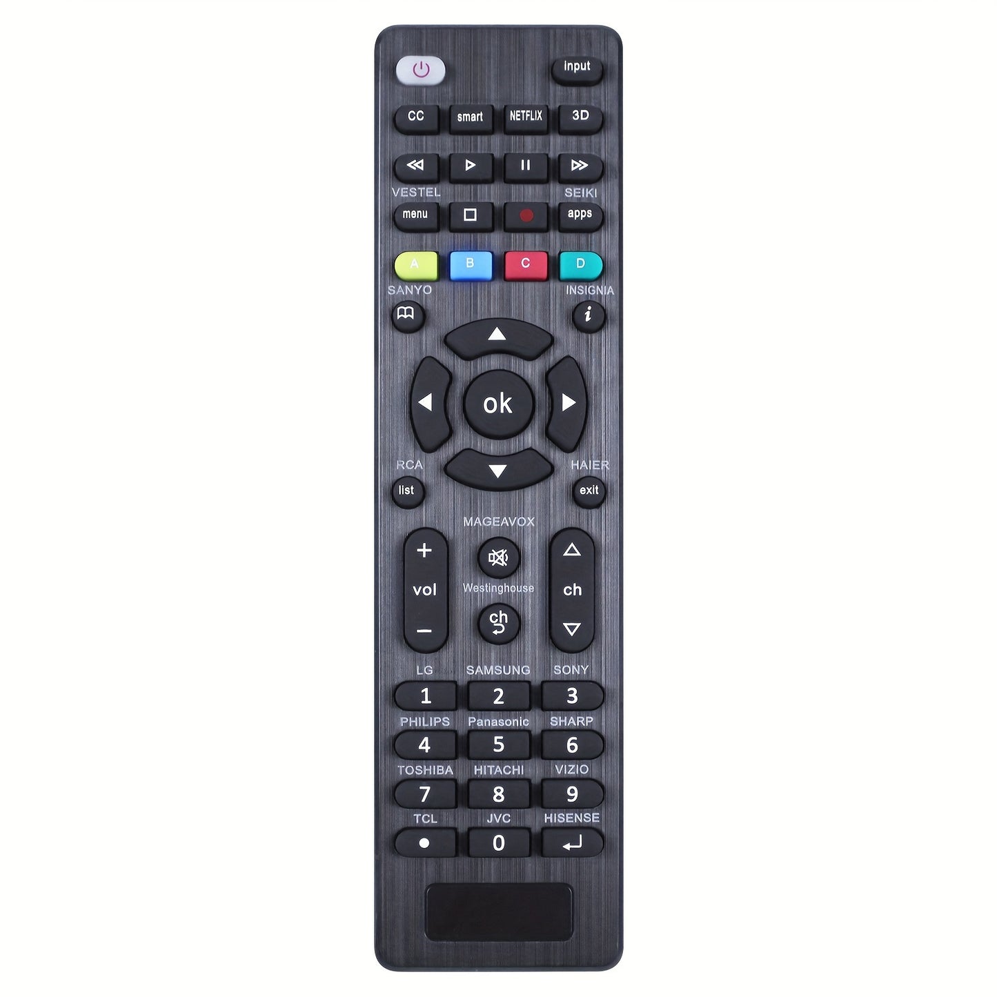 RC-G006 Universal Smart Tv Remote,for LG,Samsung,TCL,Philips,Vizio,Sharp,Sony,Panasonic,Sanyo,Insignia,Toshiba,Magnavox,RCA,Westinghouse,Hisense,etc .