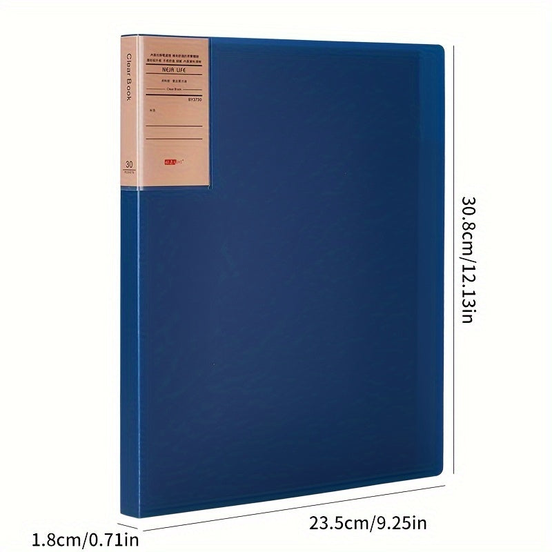 Carpeta de almacenamiento de archivos de la escuela 20pcs, carpeta de archivos de plástico, carpeta de archivos de múltiples capas A4, suministros de oficina