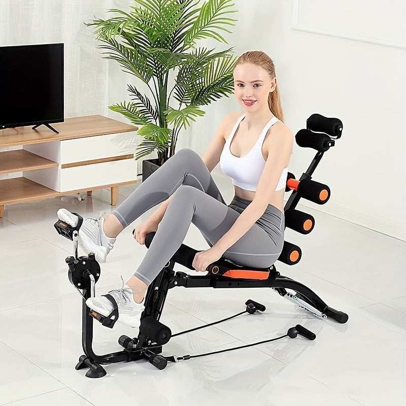 Máquina de exercícios abdominais ajustável multifuncional, sem pedal, equipamento de ginástica para auxiliar de abdominais, 1 unidade