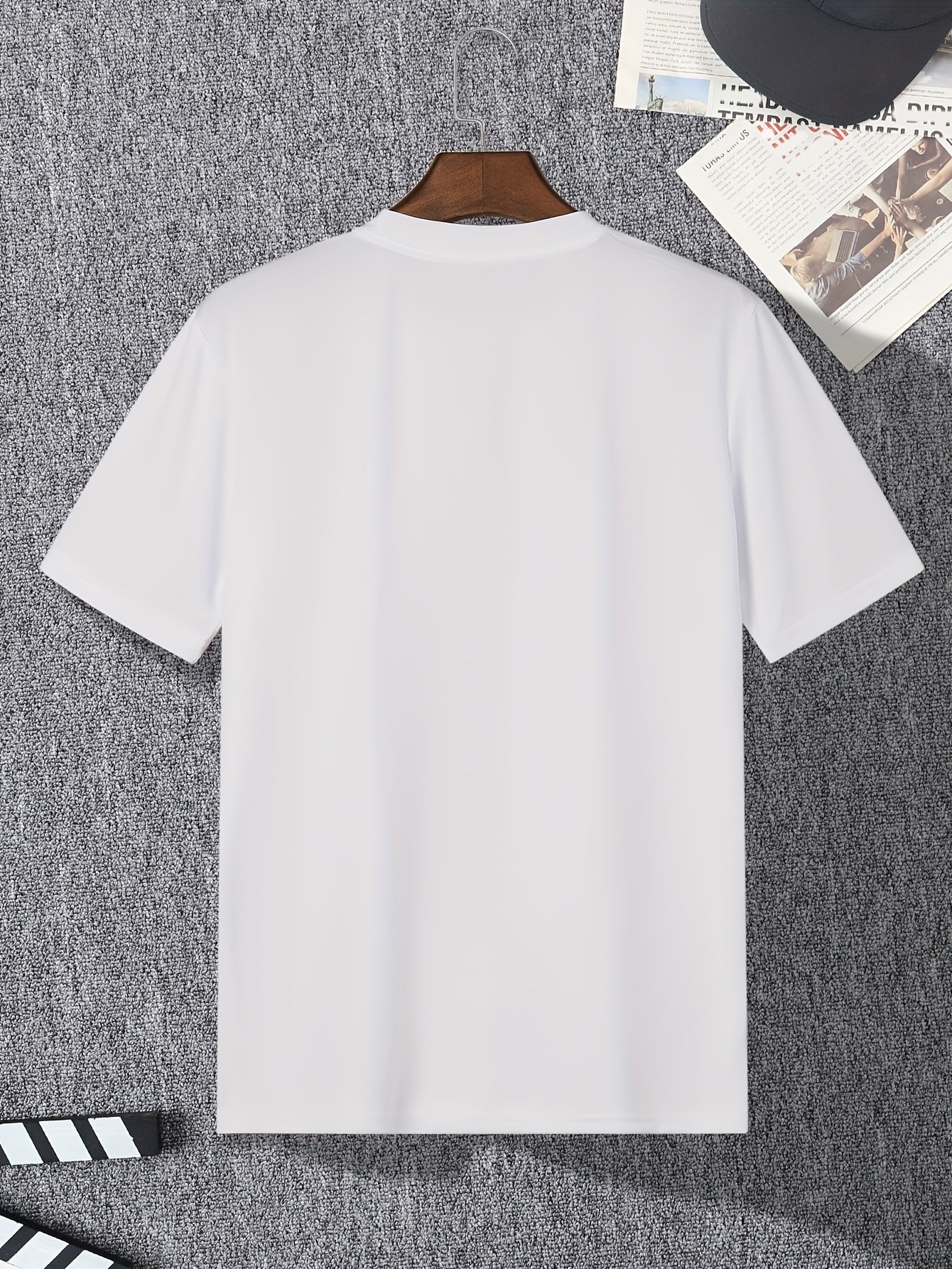 Camiseta de moda casual para hombres, \