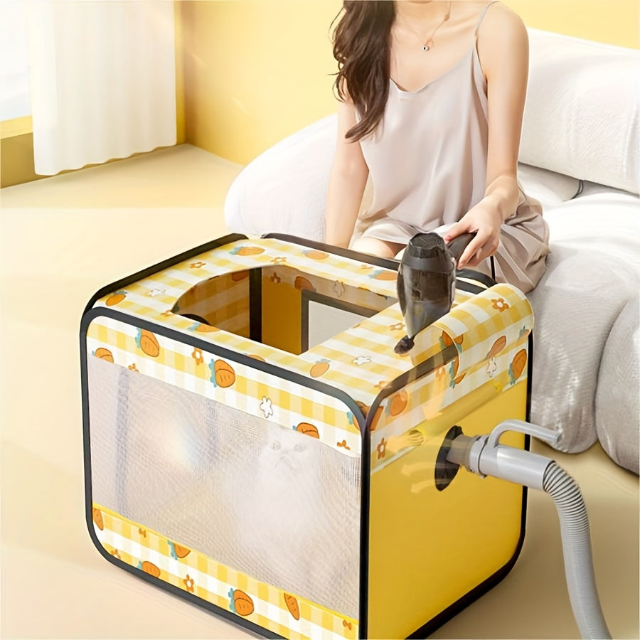 Boîte de séchage pour animaux de compagnie, chien et chat sac de séchage à la maison boîte de séchage de bain, fournitures de nettoyage pour animaux de compagnie