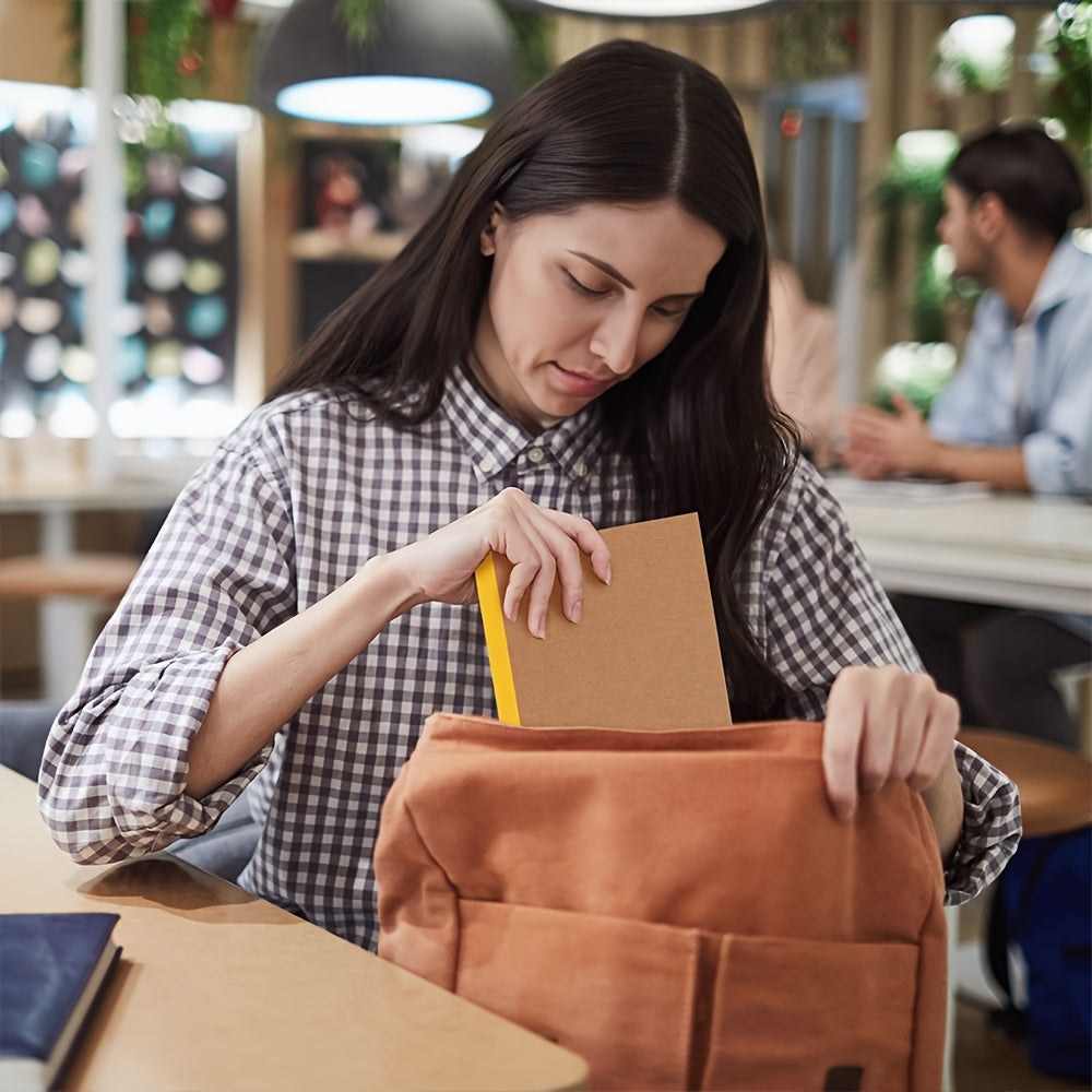 40 Packungen A5 Kraft papier Notebook, Essay Notebook, mit Tagebuch locker ausgekleidet, 8,3x5,5 Zoll, 12 Farben, mit farbigen Kanten, 60 Seiten, geeignet für Schulbüro zubehör