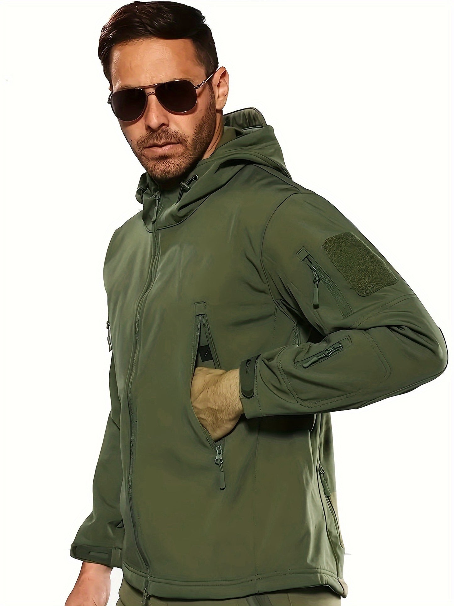 Chaqueta con capucha del puffer reversible de la moda de los hombres del tamaño extra grande para el otoño invierno, ropa de los hombres de los deportes al aire libre