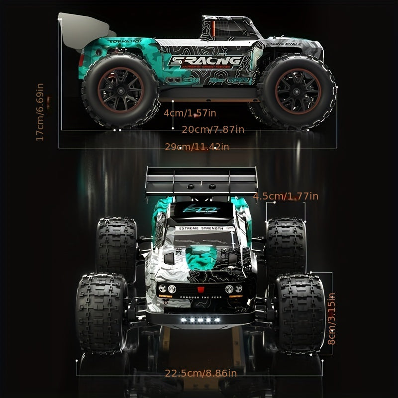 Q146 1:14 Carro RC com carros de controle remoto 40KM \u002FH Alta velocidade 4WD Monster Truck Racing Vehicle Drift Toys para adultos e crianças