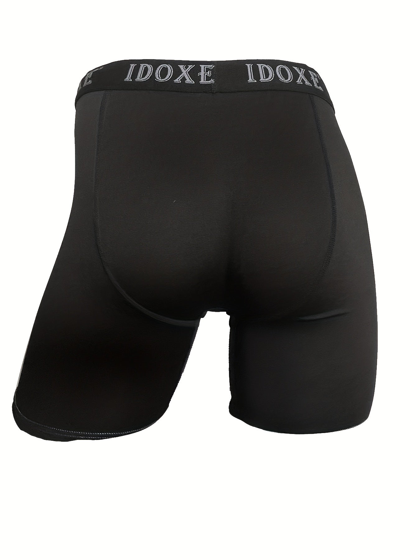 10 peças cuecas boxer longas masculinas, antidesgaste, respirável, confortável, secagem rápida, absorvente de suor, calcinha boxer esportiva elástica, roupa íntima masculina