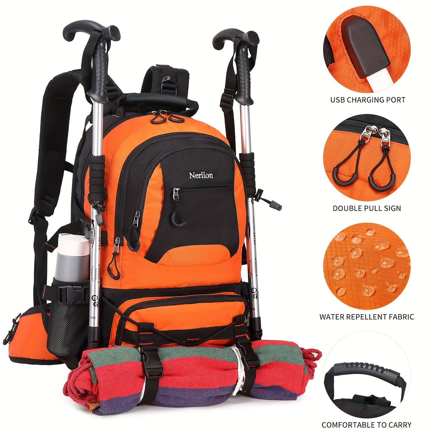 Shoulder Bag Laptop Bag, Mountaineering Bag, Hiking Backpack, Travel Bag, Student Book Bag, Waterproof And Lightweight