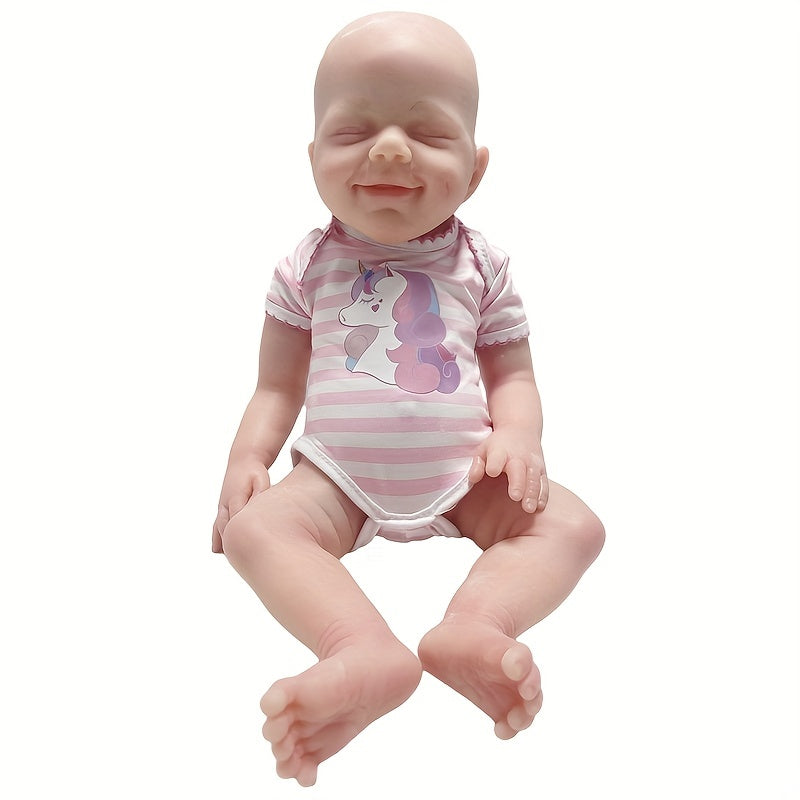 All Silicone Dolls, Mini Imitation Baby Soft Dolls, Children's Dolls Newborn Reborn Babies Parent-child Practice Birthday Christmas Gifts For Families Aged 6 And Over