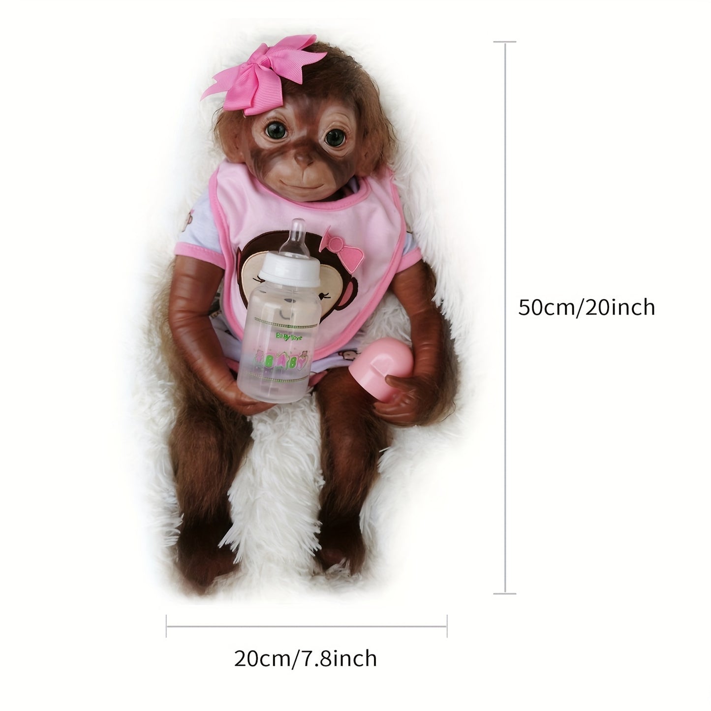 20 Zoll hand gefertigte niedliche Reborn Baby Puppen-Soft Touch Realistische Kleinkind Puppen, Geburtstags geschenke, Halloween \ u002FThanksgiving Day \ u002FWeihnachts geschenk