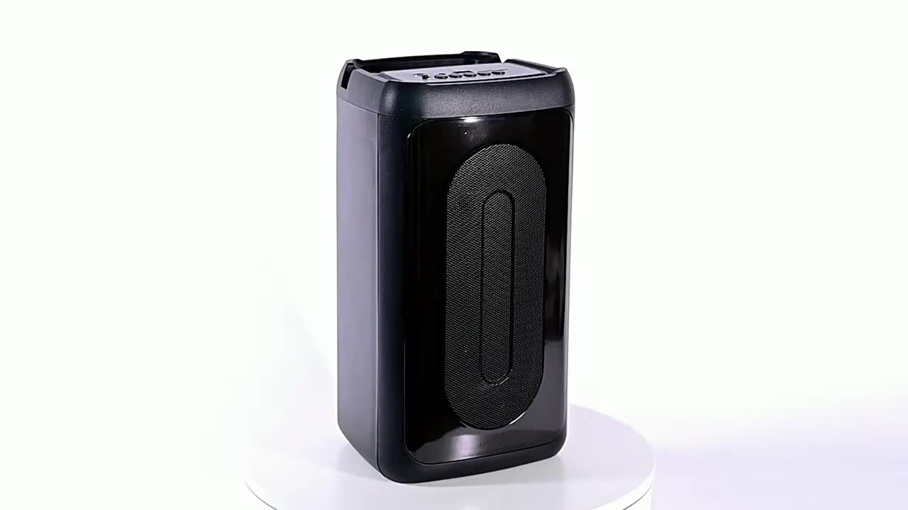 Kinglucky S-1265 مكبر صوت لاسلكي مع مضخم صوت، مكبر صوت Boombox كبير، مكبر صوت استريو، مضخم صوت، مكبر صوت لاسلكي خارجي، ضوء ديسكو للحفلات، TWS، TF