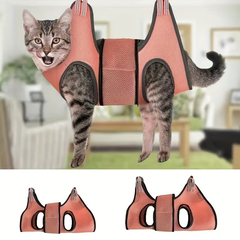 Pet Grooming Hammock Harness - Restraint Bag for Cats and Dogs, Ideal for Trimming Nails and Ear\u002FEye Care, Comfortable and Secure Sling