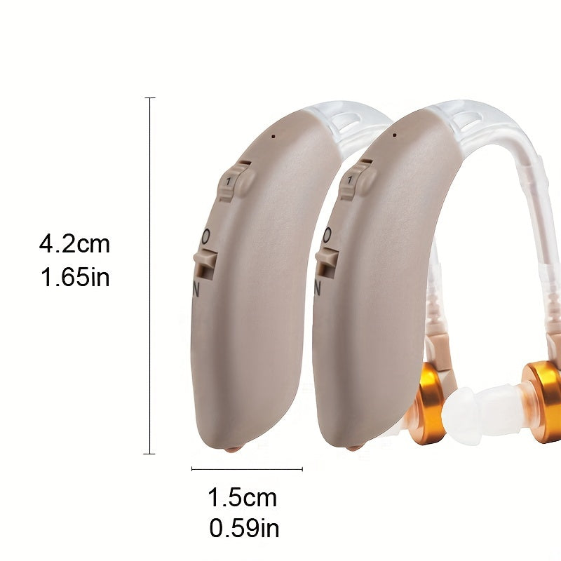 Elderly  Double-ear Battery Type Hearing Aid Can Not Hear Can Not Hear The Sound To Be Available