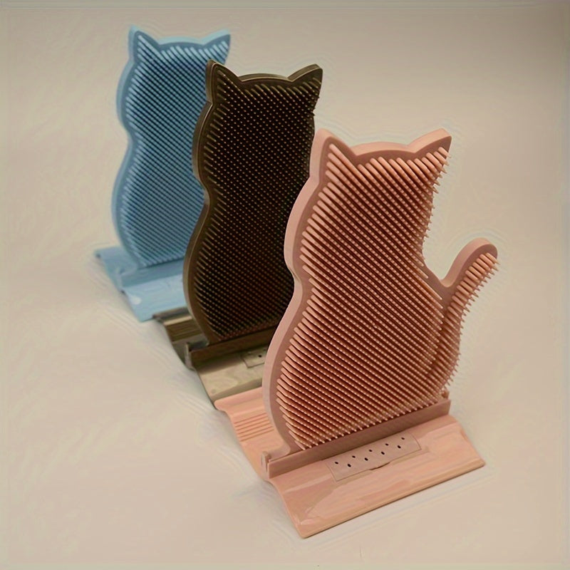 Peigne d'épilation pour animaux de compagnie et brosse à gratter pour chiens, chats, chatons et chiots-Outil de toilettage pour masser, masser et gratter-Fournitures pour animaux de compagnie heureux et en bonne santé