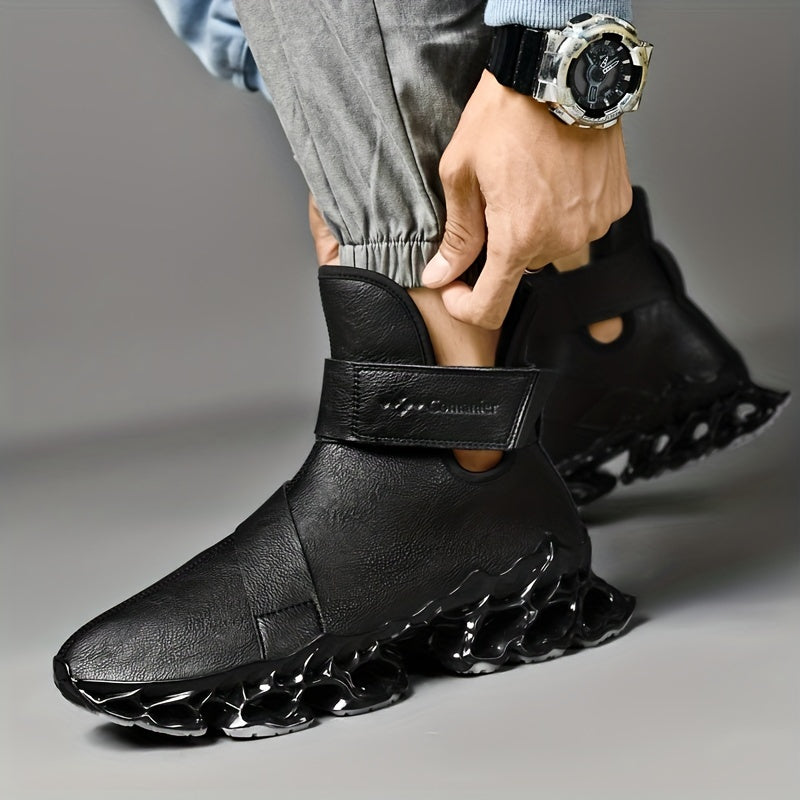 Type bottes de hausse durables de la lame des hommes non glissement, espadrilles de marche occasionnelles