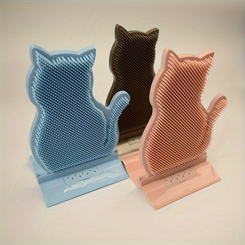 Peigne d'épilation pour animaux de compagnie et brosse à gratter pour chiens, chats, chatons et chiots-Outil de toilettage pour masser, masser et gratter-Fournitures pour animaux de compagnie heureux et en bonne santé