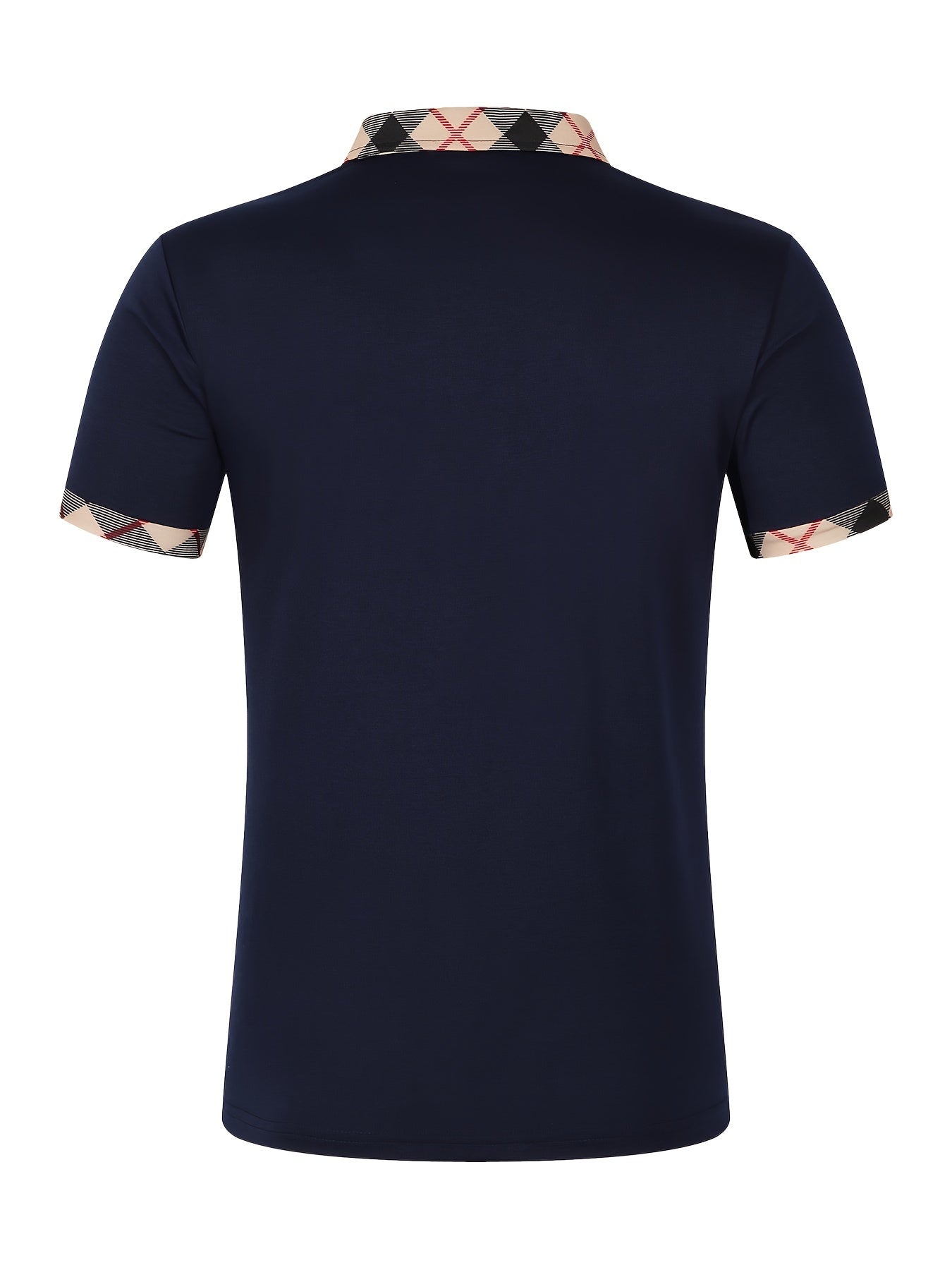 La chemise régulière respirable de golf d'ajustement, T-shirt occasionnel du décolleté en V des hommes court-circuitent la douille pour l'été, l'habillement des hommes