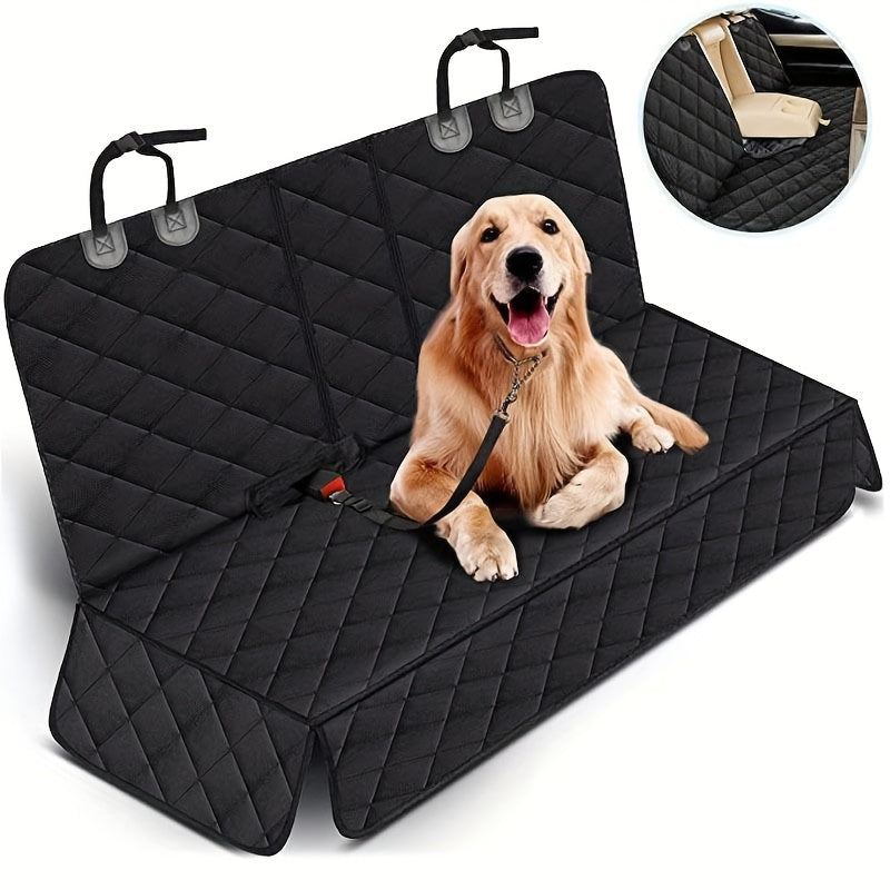 Waterproof Non-Slip Rear Seat Pet Car Mat for Dogs - Protect Your Car Seats and Keep Your Pet Comfortable