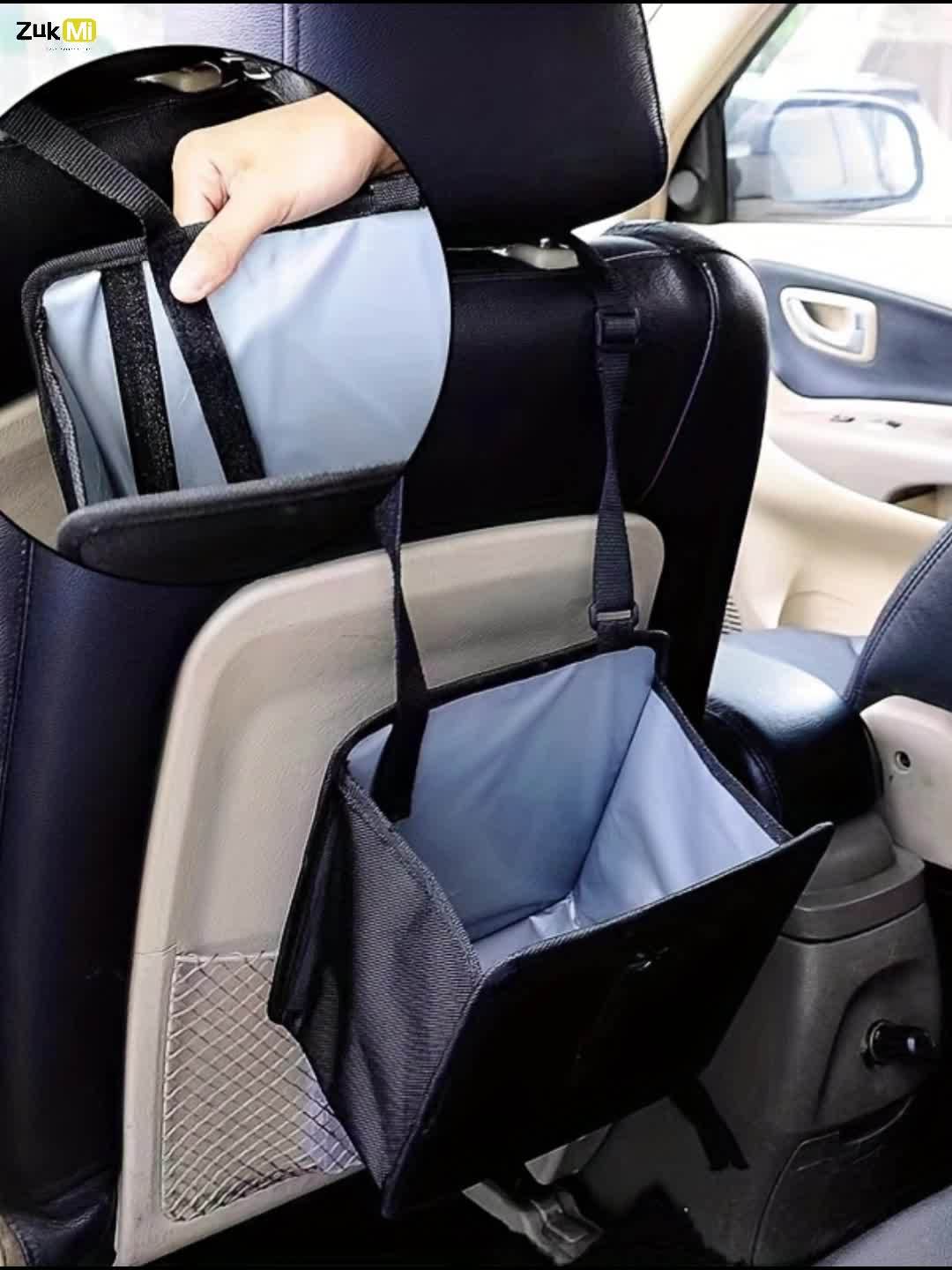 Bolsa de basura de coche colgante puede Premium impermeable basura bolsa organizador 1,65 galones de capacidad