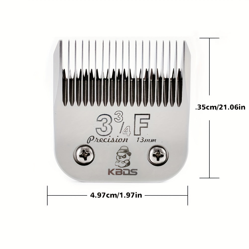 Professional Detachable Blade, KBDS Size 10\u002F7F\u002F5F\u002F4F Detachable Pet Dog Grooming Clipper Ceramic Blades Set,Compatible With Andis,Oster A5,Wahl KM10 Series Clippers,Cut Length 1\u002F16\