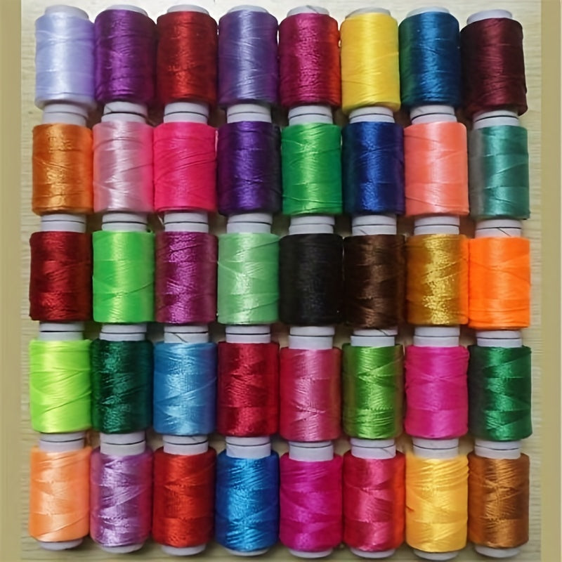 50pcs Viscose Embroidery Thread, Luminous Silk Rays, 3 Strands Embroidery Handmade Silk Thread For Cross Stitch Insoles Tassels Clothing