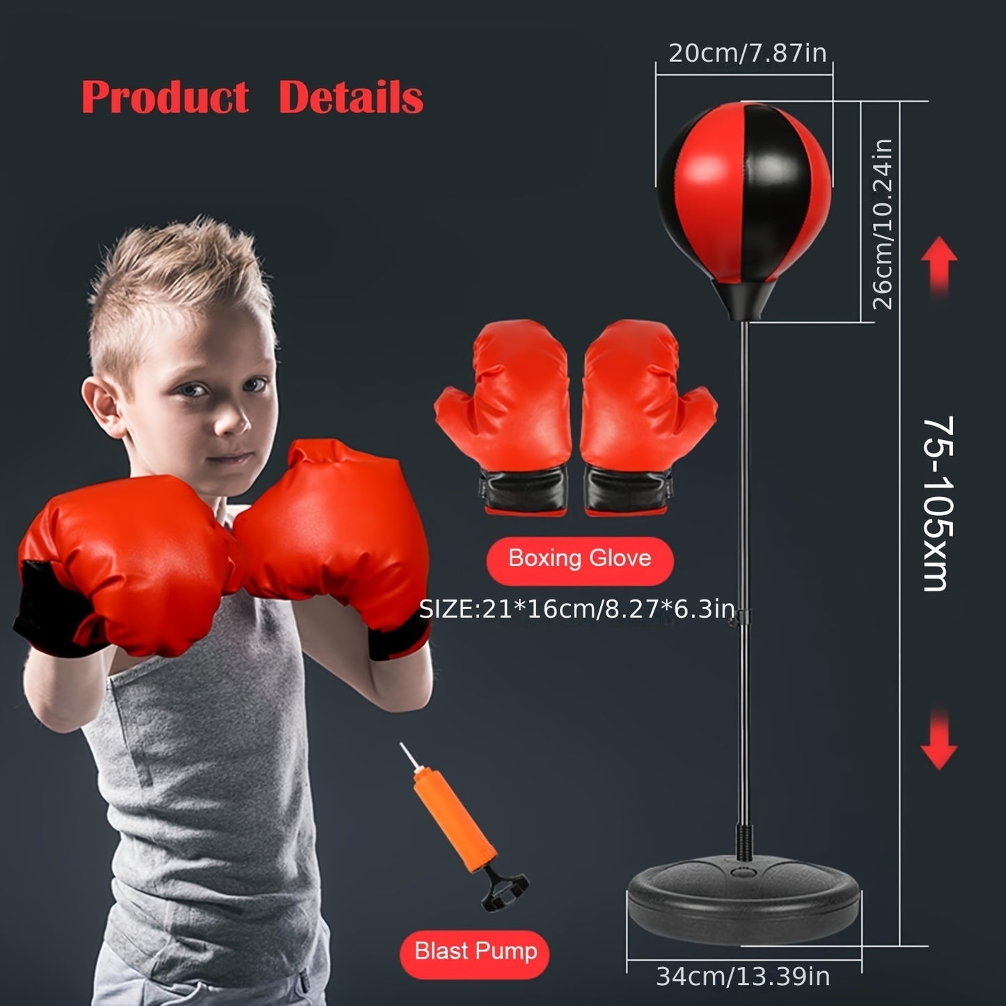 Sense Balance Boxing Sports Equipment, Long High Body Training, Household Indoor And Outdoor Toys