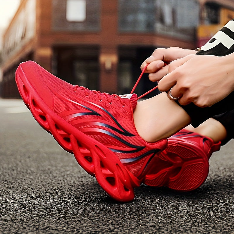 Zapatillas de deporte con cordones para hombres-Zapatillas deportivas-Ligero y transpirable-Correr baloncesto entrenamiento gimnasio