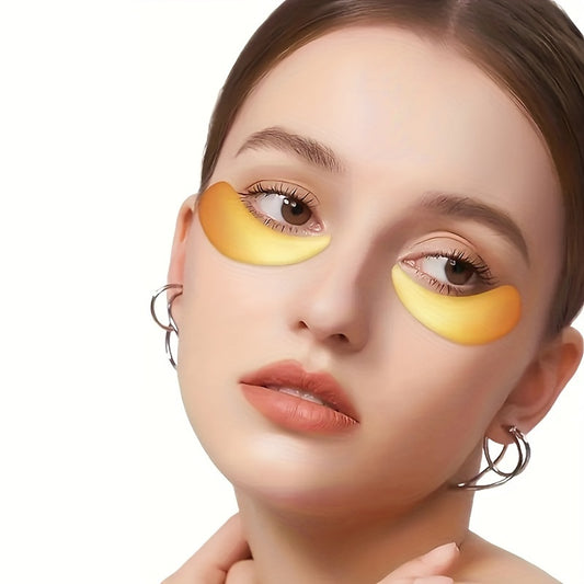 60pcs\u002F30 Pairs 24k Golden Eye Mask - Moisturizing And Nourishing Eye Patch, Firming And Tightening Eye Skin
