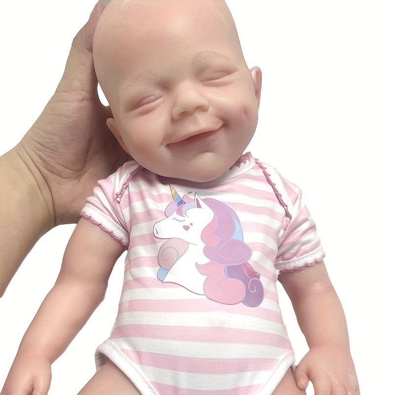 All Silicone Dolls, Mini Imitation Baby Soft Dolls, Children's Dolls Newborn Reborn Babies Parent-child Practice Birthday Christmas Gifts For Families Aged 6 And Over