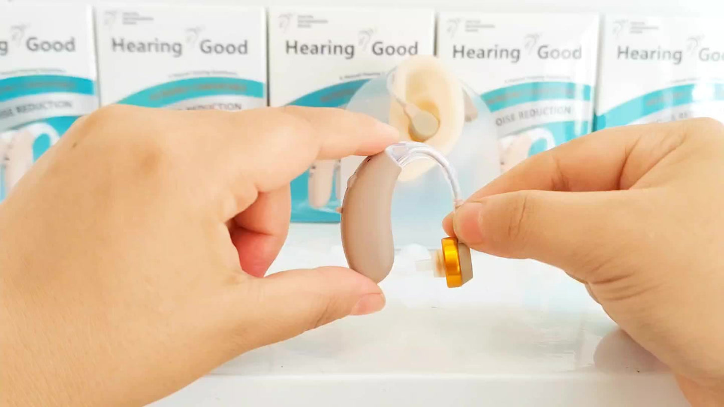 Elderly  Double-ear Battery Type Hearing Aid Can Not Hear Can Not Hear The Sound To Be Available